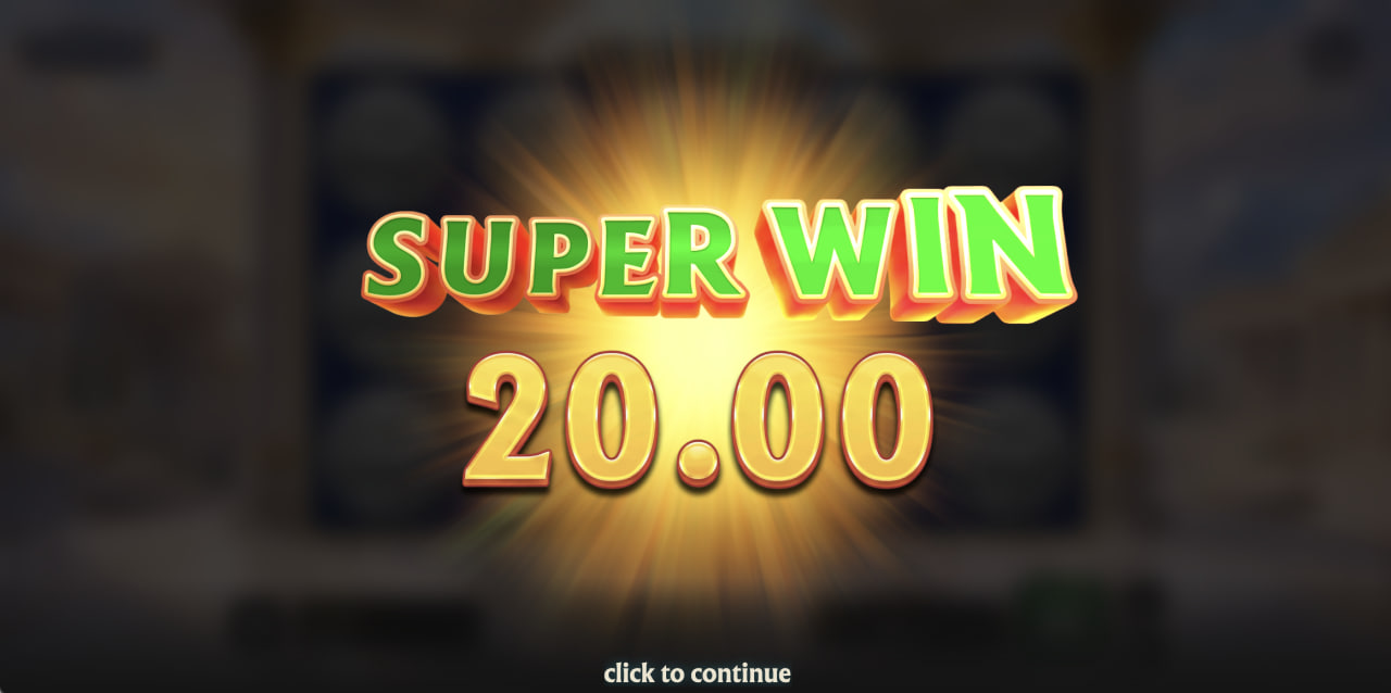 Animacja Super Win w slocie Zeus Flip na tle greckiej świątyni
