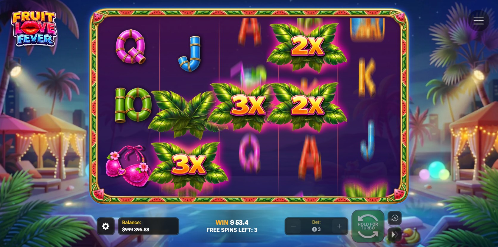 Fruit Love Fever slot – Wildy z mnożnikami x2 i x3 w darmowych spinach